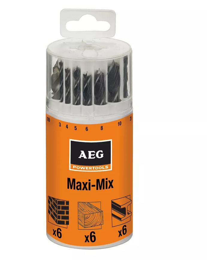 AEG MULTI MAXI-MIX 18 PARÇA AHSAP-BETON-METAL DELME UÇ SETI